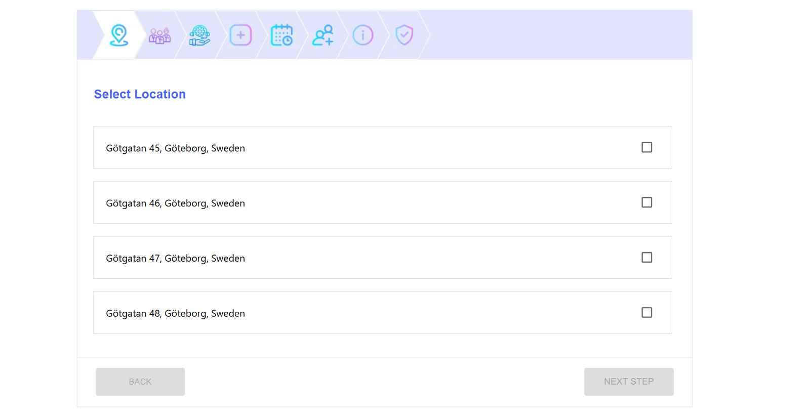 Booking-Widget -Upnize